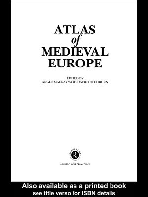 cover image of Atlas of Medieval Europe